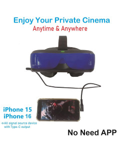 Gafas de Video Bigeyes H5 USB-C para iPhone 15 2