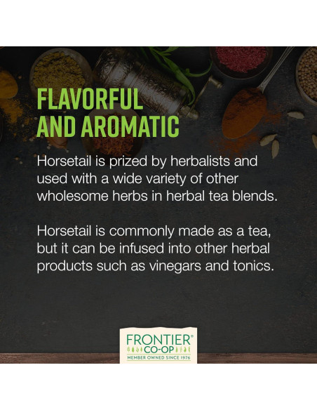 Hierba de Cola de Caballo Orgánica Frontier 453g - Té Herbal