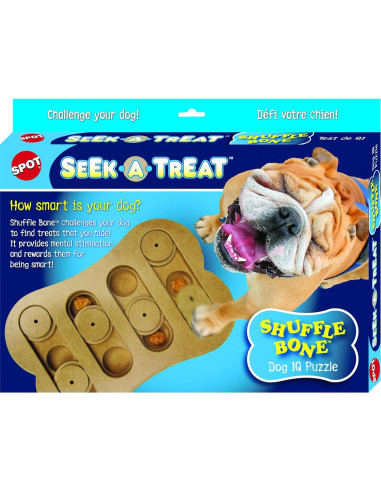 Juguete rompecabezas Seek-A-Treat de SPOT para perros