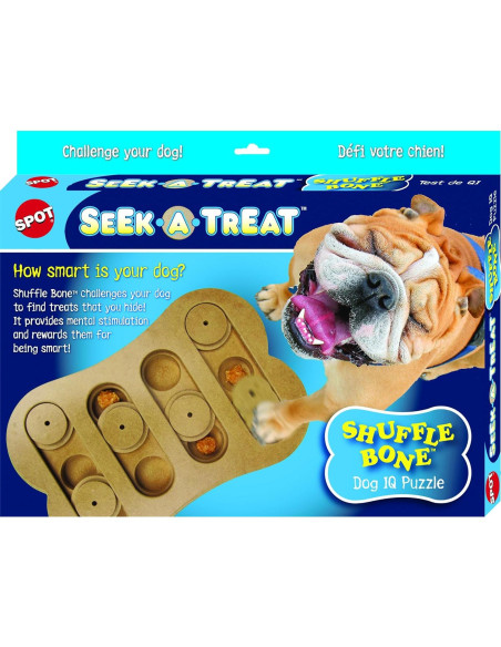Juguete rompecabezas Seek-A-Treat de SPOT para perros