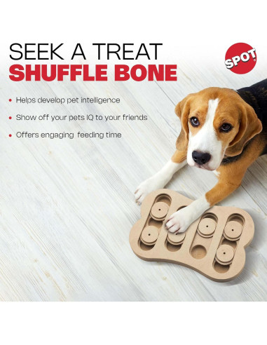 Juguete rompecabezas Seek-A-Treat de SPOT para perros