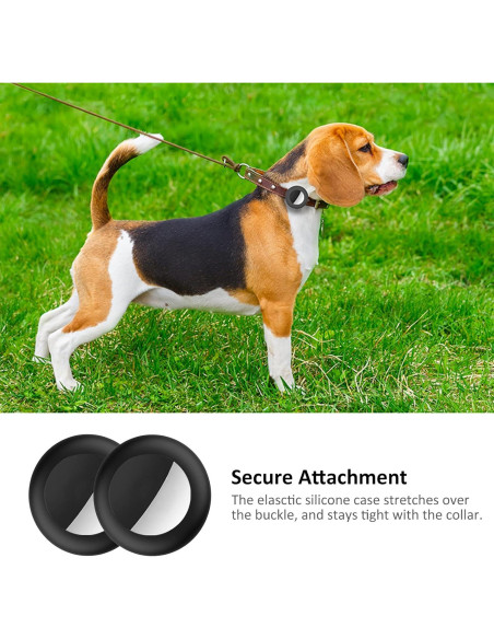 Soporte para Collar de Airtag SimpleThings, Silicona 2 Pzs