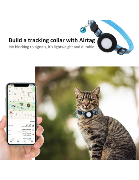 Soporte para Collar de Airtag SimpleThings, Silicona 2 Pzs