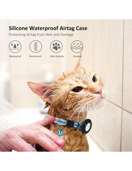 Soporte para Collar de Airtag SimpleThings, Silicona 2 Pzs