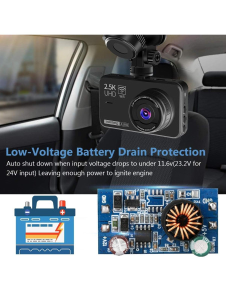 Kit de Cableado Duro USB Tipo C 12V-24V para Cámara