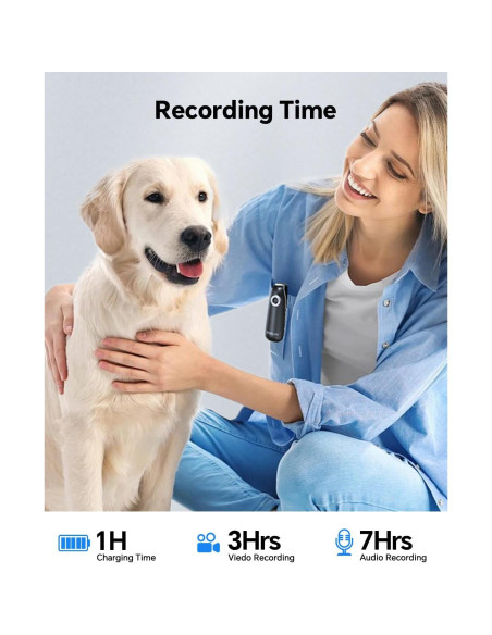 Cámara Corporal BOBLOV 007 Mini 64GB 1080P Portátil