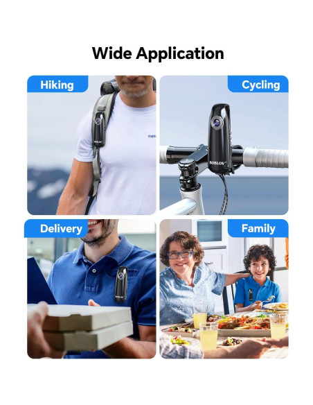 Cámara Corporal BOBLOV 007 Mini 64GB 1080P Portátil