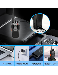 Walkie Talkies MaxTalker MT-8S Recargables 2 Pack 2