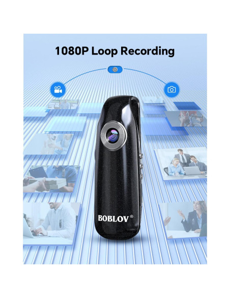 Cámara Corporal BOBLOV 007 Mini 64GB 1080P Portátil