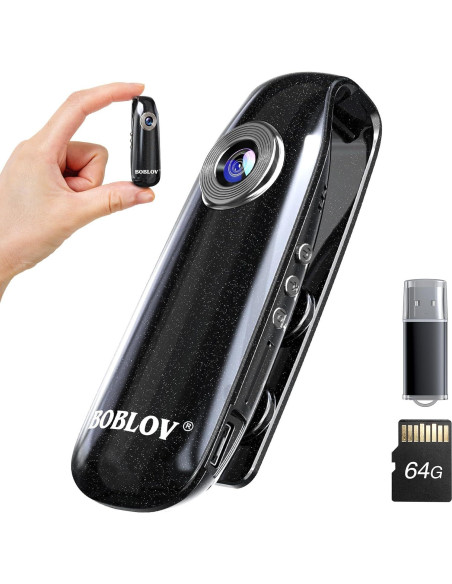 Cámara Corporal BOBLOV 007 Mini 64GB 1080P Portátil