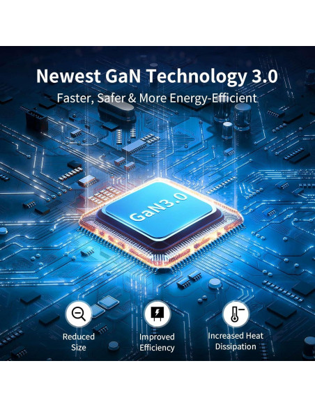 MOMAX Adaptador de Viaje Universal 70W 3 USB-C 2 USB-A