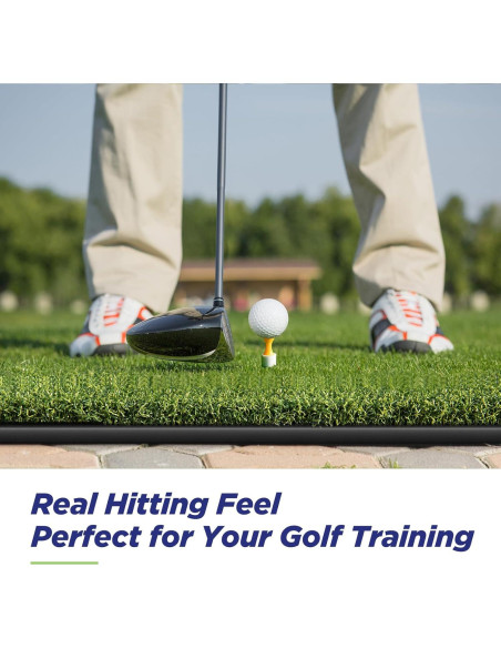 Alfombra de Golf Golfguru 5x4 pies con 10 Pelotas y 7 Tees