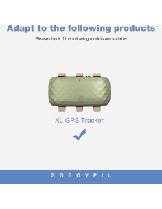 Clips de Sujeción de Goma SGEOYPIL para Rastreador GPS XL 2