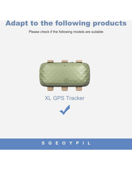 Clips de Sujeción de Goma SGEOYPIL para Rastreador GPS XL