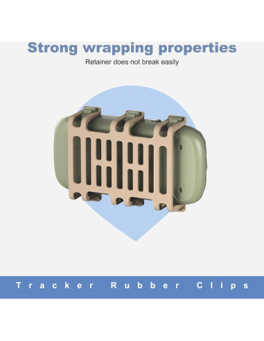 Clips de Sujeción de Goma SGEOYPIL para Rastreador GPS XL
