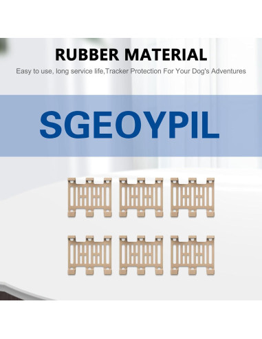 Clips de Sujeción de Goma SGEOYPIL para Rastreador GPS XL