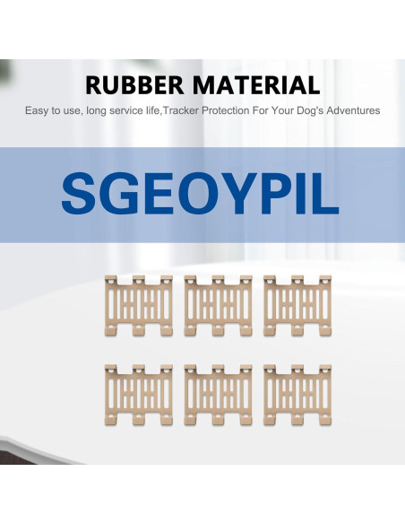 Clips de Sujeción de Goma SGEOYPIL para Rastreador GPS XL