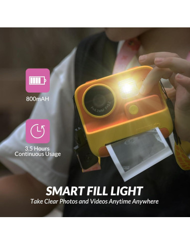 Cámara Instantánea Mafiti K27 para Niños 48MP Video 1080P