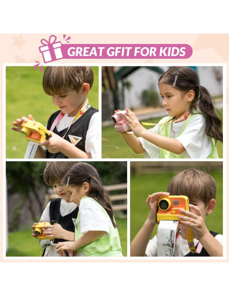 Cámara Instantánea Mafiti K27 para Niños 48MP Video 1080P