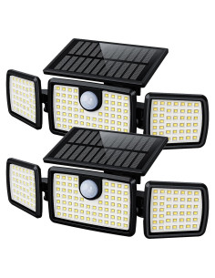 Luces Solares Mihani para Deck con Sensor de Movimiento - 2 Pzas