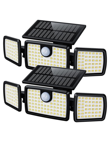 Luces Solares Mihani para Deck con Sensor de Movimiento - 2 Pzas