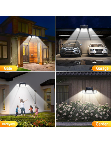 Luces Solares Mihani para Deck con Sensor de Movimiento - 2 Pzas