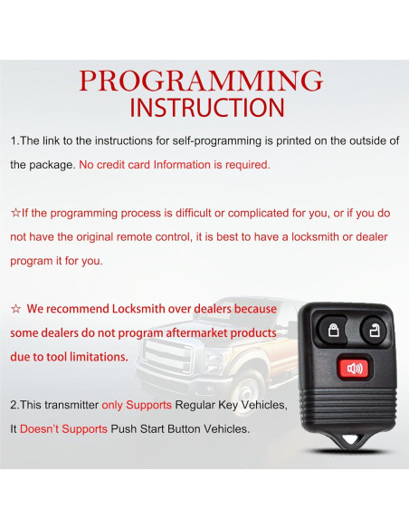 Control Remoto MechanMagic para Ford y Mazda 2 Botones