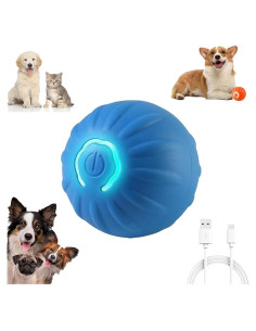 Pelota Temblorosa para Perros Huooerpthuore Azul LED