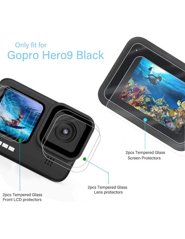Protector de Pantalla HAOJIAO para Go Pro Hero 9 10 11 12