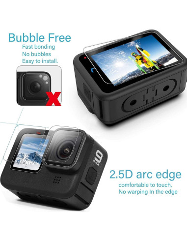 Protector de Pantalla HAOJIAO para Go Pro Hero 9 10 11 12