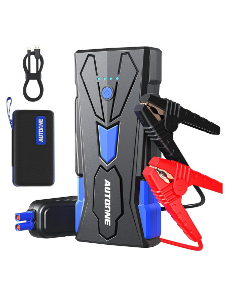 Arrancador de Batería AUTOONE JS02 6000A 12V USB LED