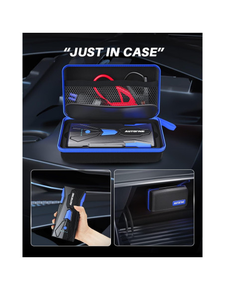 Arrancador de Batería AUTOONE JS02 6000A 12V USB LED