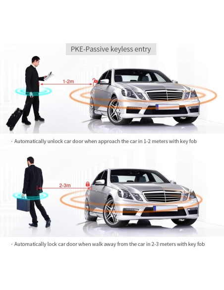 Sistema de Alarma de Coche EASYGUARD EC003N-K-1 PKE Remoto