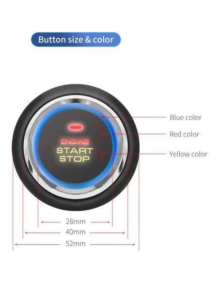 Sistema de Alarma de Coche EASYGUARD EC003N-K-1 PKE Remoto
