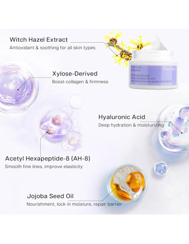 Crema reafirmante para el cuello RoscMinc 3 en 1 con AH-8