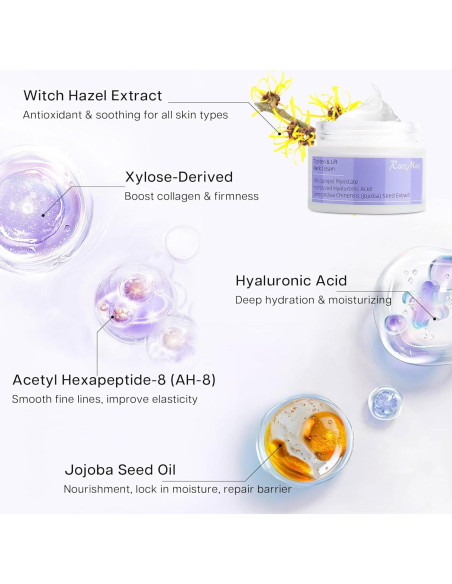 Crema reafirmante para el cuello RoscMinc 3 en 1 con AH-8