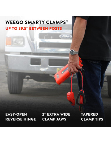 Arrancador Weego N70 12V 2500A Pico 700A Gasolina/Diesel