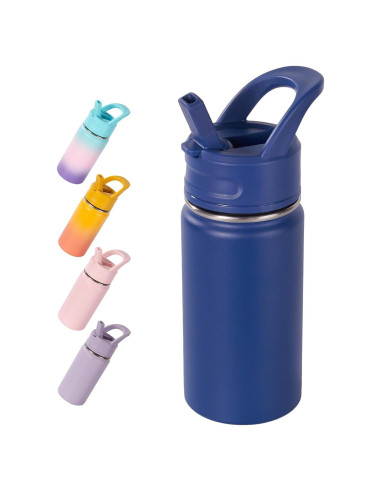 Botella de Agua Aislada Kerilyn 350ml para Niños Azul