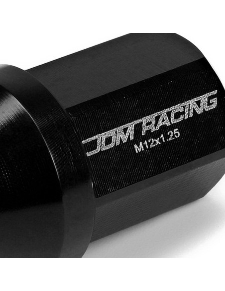 Tuercas de Rueda DNA MOTORING M12 x 1.25 20 Pcs Negro
