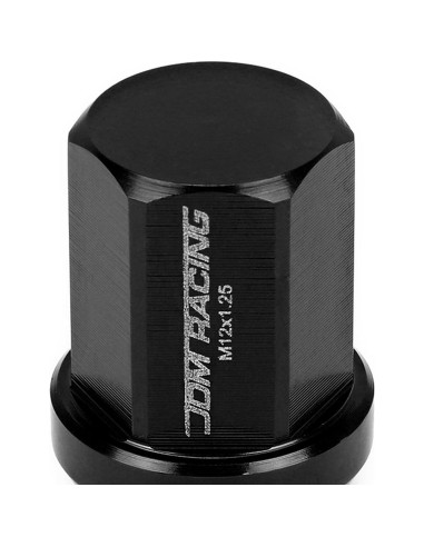 Tuercas de Rueda DNA MOTORING M12 x 1.25 20 Pcs Negro