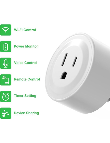 Enchufe Inteligente Filotimo WiFi 2.4GHz Control Voz