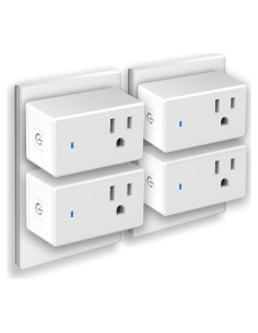 Enchufe Inteligente YNF 4 Paquete Compatible con Alexa