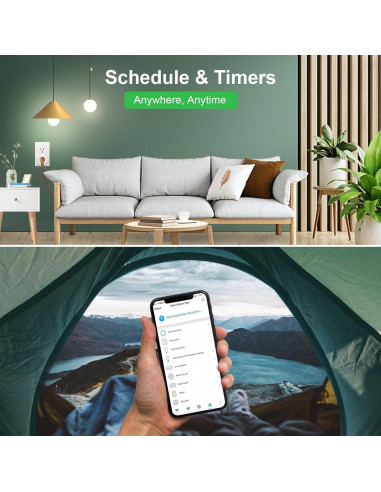 Enchufe Inteligente Filotimo WiFi 2.4GHz Control Voz