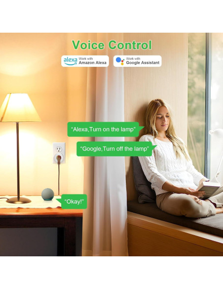 Enchufe Inteligente Filotimo WiFi 2.4GHz Control Voz