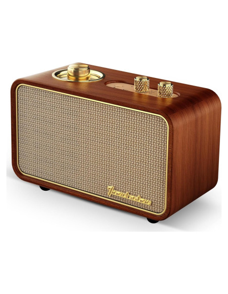 Altavoz Bluetooth Retro TRENBADER Artlink Madera 12h Batería