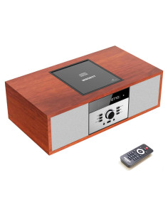 Sistema Estéreo Bluetooth WISCENT WTB-797 CD 30W Marrón
