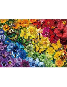 Rompecabezas BBOLDIN Mariposa Floral 1000 Piezas 60,45 cm 2