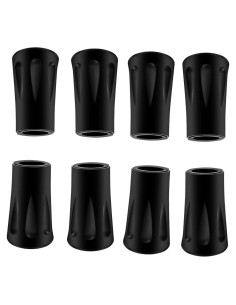 8 Puntas de Goma Tenalleys para Bastones de Senderismo