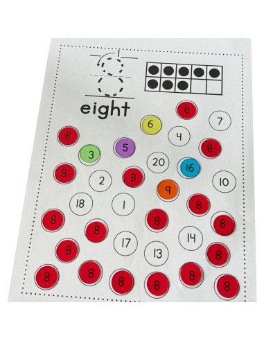 2000 Fichas de Bingo Transparentes JUNWRROW 1,91 cm 6 Colores