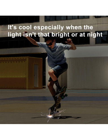 Placa de Chispa TUOBITUO para Patineta 2,54 cm Metal